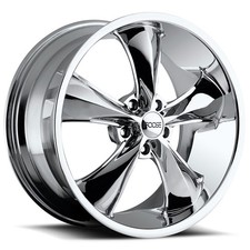 18x8 Foose Wheels F105 Legend Chrome Plated Rims 5x120.65 Et1 1pc