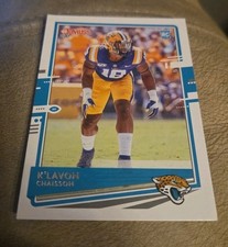 2020 Panini Donruss Football K'Lavon Chaisson Rookie Card #267 Jaguars. rookie card picture