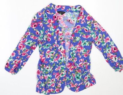 Blaue Damenjacke UK Größe 8 New Look