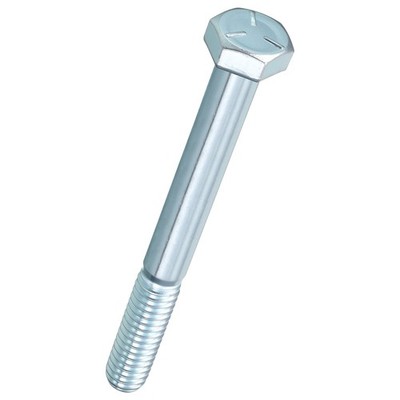 10 Pcs Hex Head Screws Bolts - [5/16''-18x3''] Carbon Steel, Blue White
