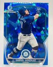 2023 Bowman Chrome Sapphire Gabriel Gonzalez #BCP-213 Prospects Mariners