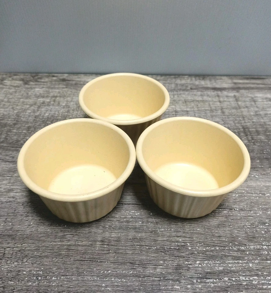 Tupperware Ultra Plus Ultra Pro Mini Cup Ramekin Custard Round Vintage 1922 X3 - Bild 3 von 4