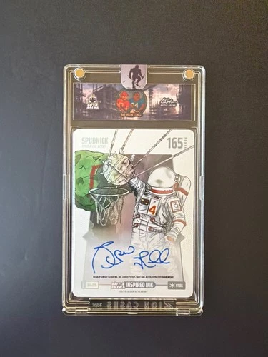 Spudnick Spud Webb Auto Bo Jackson Battle Arena Inspired Ink 165 Steel BFA-159
