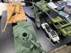 LOT OF 6 Vintage 1980’s HASBRO G.I. JOE Vehicles Tank HELICOPTER AND MORE