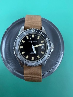 Vintage Brevet Case 503.305 MRP SA ESA/ETA 536 121 Diver Watch Running ESA 503