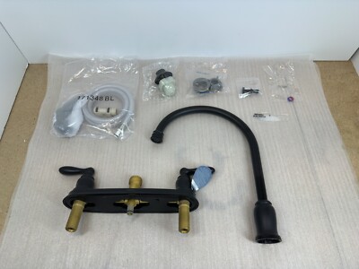 Moen CA87060BL Caldwell HIgh Arc Kitchen sink Faucet Black