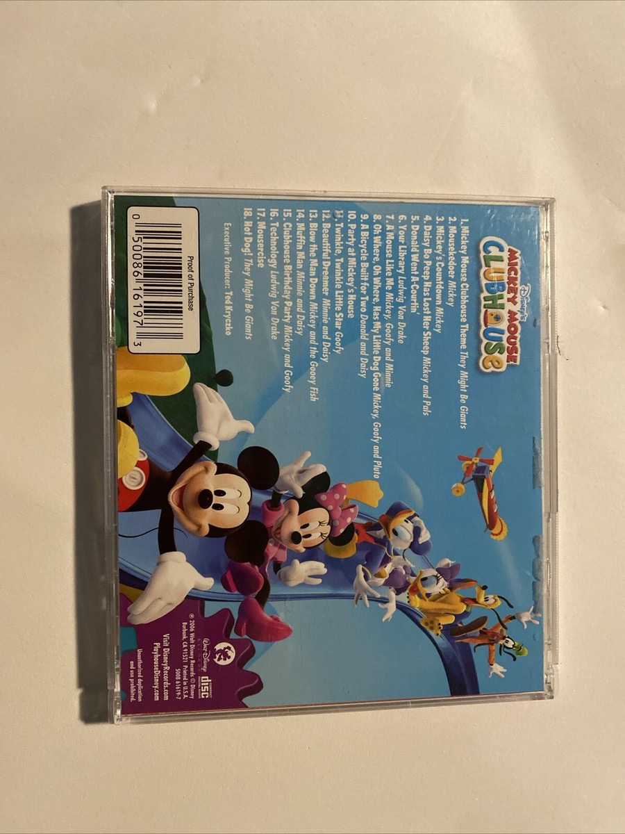 Disney Junior: Mickey Mouse Clubhouse by Disney (CD, 2006