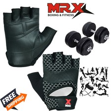 Fitness Gloves Weight Lifting Gym Training Workout Wrist Wrap Straps Womens