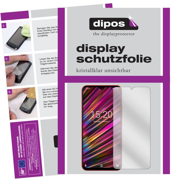 2X Schutzfolie FüR Umidigi F1 Klar Displayschutzfolie Folie Display Schutz Dipos-image