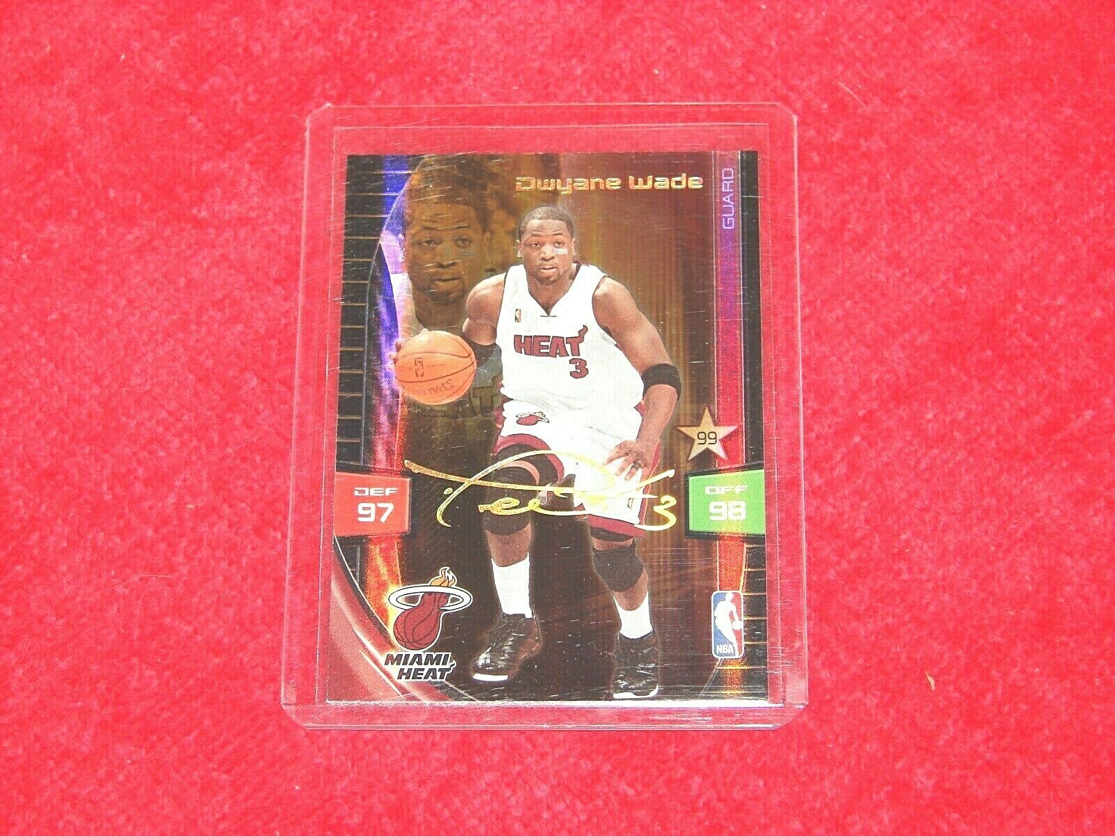 DWYANE WADE HEAT 2009-10 ADRENALYN XL EXTRA SIGNATURE #28 (K-865)