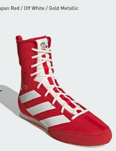 red adidas boxing shoes