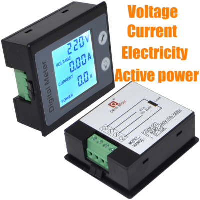 AC Multifunction Digital Meter Power Energy Voltage Current Volt Amp KWh Tester