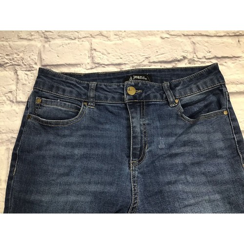 D. Jeans Womens Size 4 Denim Jeans Steam Pump Legs Distressed - Picture 2 of 5