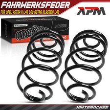 2x Federn Fahrwerksfeder Hinterachse für Opel Astra H A04 GTC Stufenheck 1.2L 