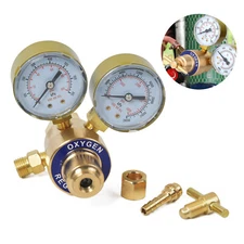 Oxygen Gas Welding Regulator Pressure Gauge CGA540 for Victor Gas Torch Cutting