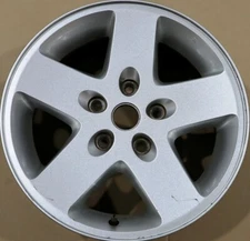 2007-2018 Jeep Silver Wrangler Wheel 17" Original Rim 9074A OEM Factory