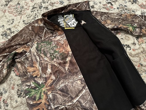 REALTREE EDGE JACKET CAMO INSULATED HUNTING OUTDOOR HEAVY FULL ZIP SIZE XL NEW - Picture 8 of 8