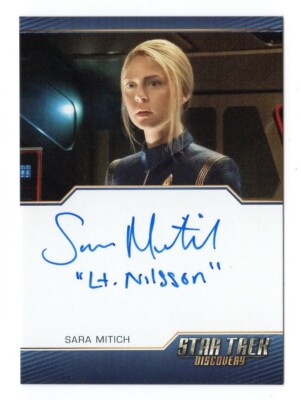2022 Star Trek Discovery Season 3 Inscription Autograph Sara Mitich ''Lt Nilsson''