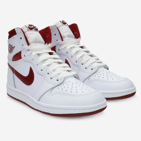 Nike Air Jordan 1 High '85 Basketball Shoes 'Metallic Burgundy