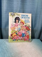 Vintage Unused Coloring Book Snow White Seven Dwarfs 1986 Landoll Inc