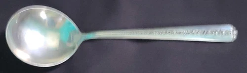 Vintage Sterling Round Soup Spoon – Hallmarked Towle Sterling Rambler Rose - VGC