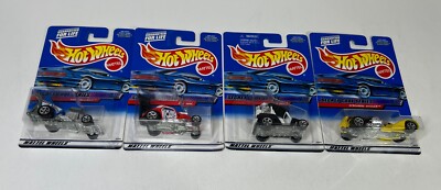 Hot Wheels 2000 Fiat 500c, Baby Boomer, Teed off, Screamin Hauler Lot of 4