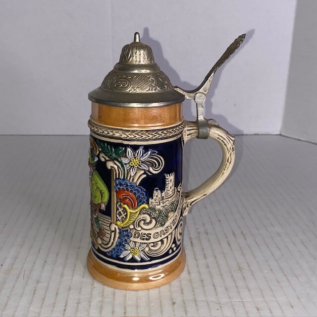 西ドイツ WEST-GERMANY GERZ ヴィンテージ 特大ビアジョッキ Original Gerzit Gerz West Germany Beer Stein | eBay