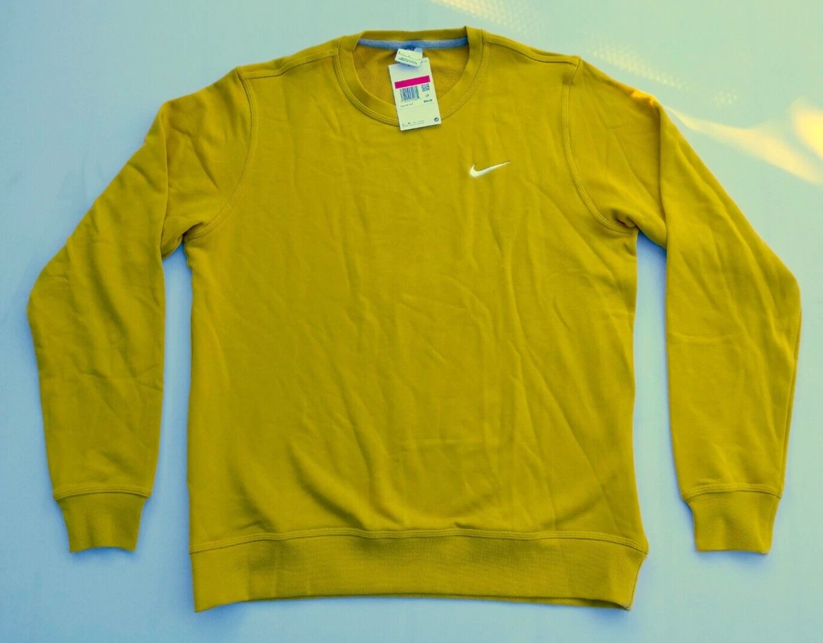 Nike mustard sweatshirt sale