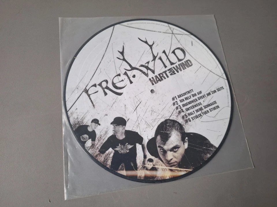 FREI.WILD lim 1.000 original Picture Vinyl LP Hart Am Wind (2009 Germany) - Image 2 of 2
