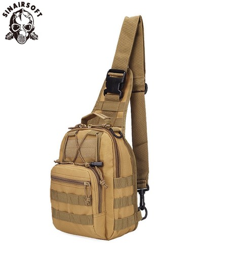 Tactical Shoulder Bag Messenger Sling Chest Pack Military Molle Outdoor Backpack - Picture 3 of 18