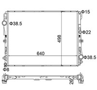 Hart KüHler WasserküHler Passend FüR Mercedes GLC Vito Kasten X253 W447 S213