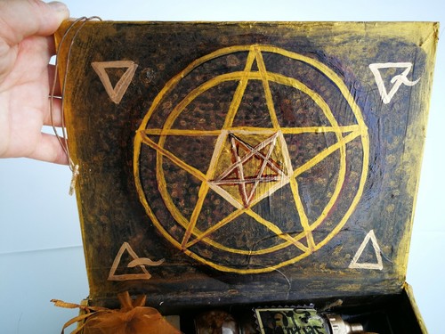 witchcraft box kit starter ritual magic wicca pagan altar witch spell curse lot - Picture 10 of 12
