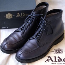 Alden Shoes NST N3811H Chrome Excel Tanker Boots Navy US 10 D used with Box