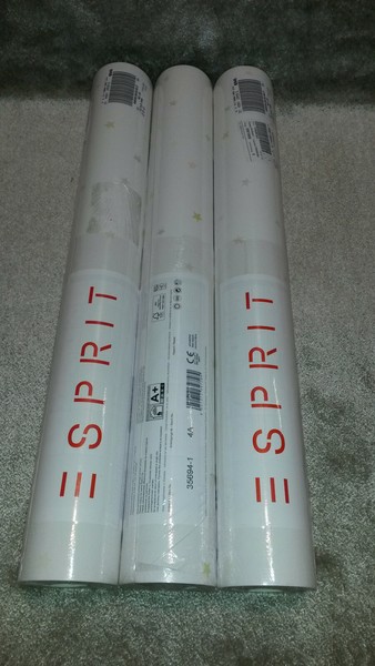 Papiertapete Esprit Kids As 3 X 35694-1 (3Rollen) Sterne Muster Weiß Gelb Beige-image