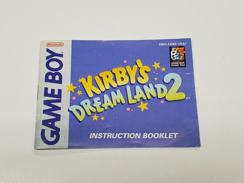 Kirby's Dream Land 2 Spieler zur Wahl Nintendo Game Boy Box & Handbuch * - Bild 13 von 18