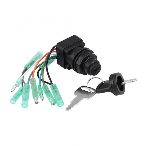 Ignition Key Switch 37110-92E01 Assembly Replacement Fit for Suzuki Outboard - Foto 7 di 12