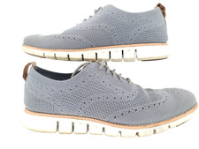 Cole Haan Men's Zerogrand Wingtip Oxford C24944 Size 8.5 M Light Gray Ironstone