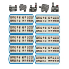 Orthodontic Brackets Nickel Free Metal Mini Roth 022 345 with Hooks 5-5 10 Kits