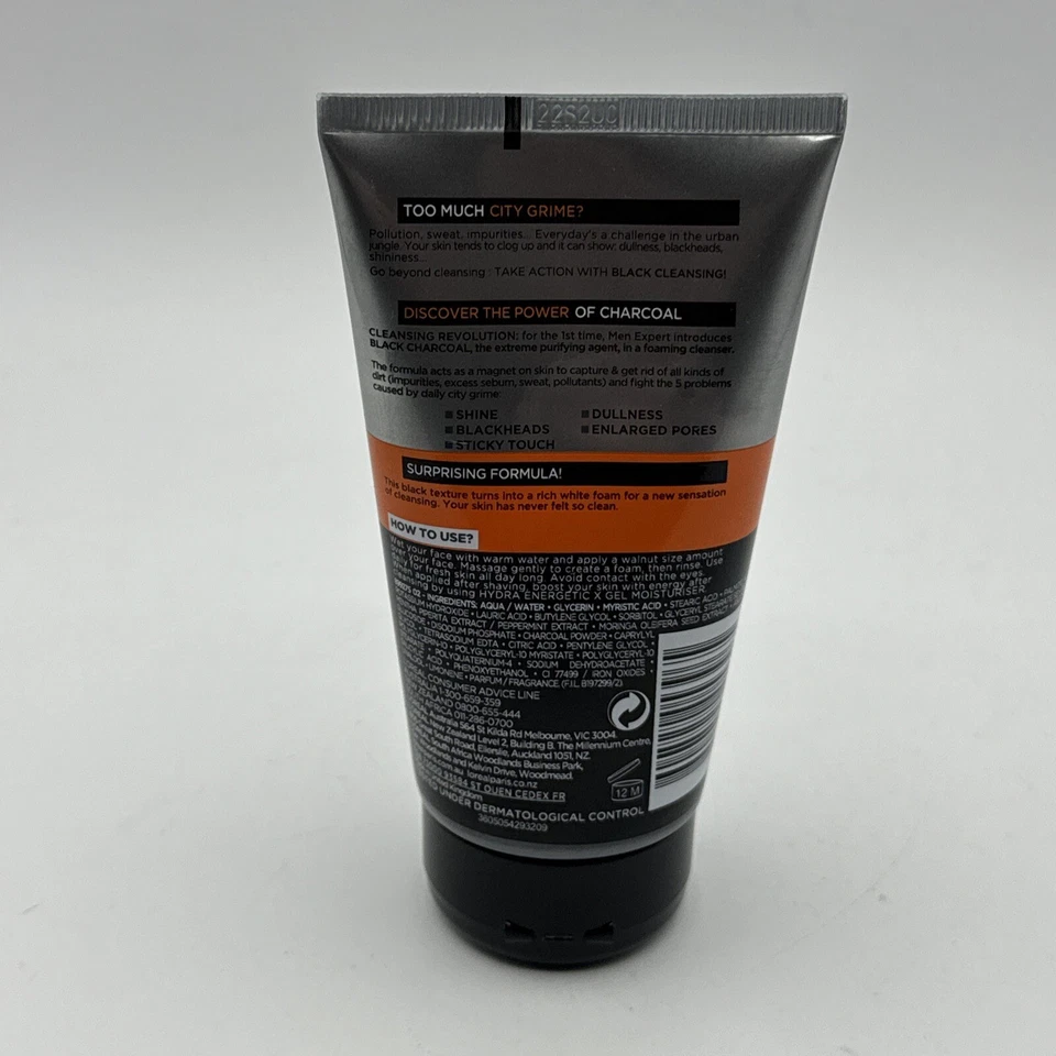 L'Oreal Men Expert - Limpiador facial Hydra Energetic Extreme carbón magnético Foto 2 de 3