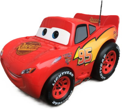 Cars 2 McQueen CD Radio Player Boombox Disney Working Rare F/S
