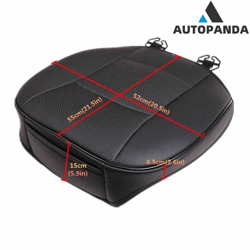 PU Leather 3D Full Surround Car Seat Protector Cover Accessories Black Sale deal from eBay