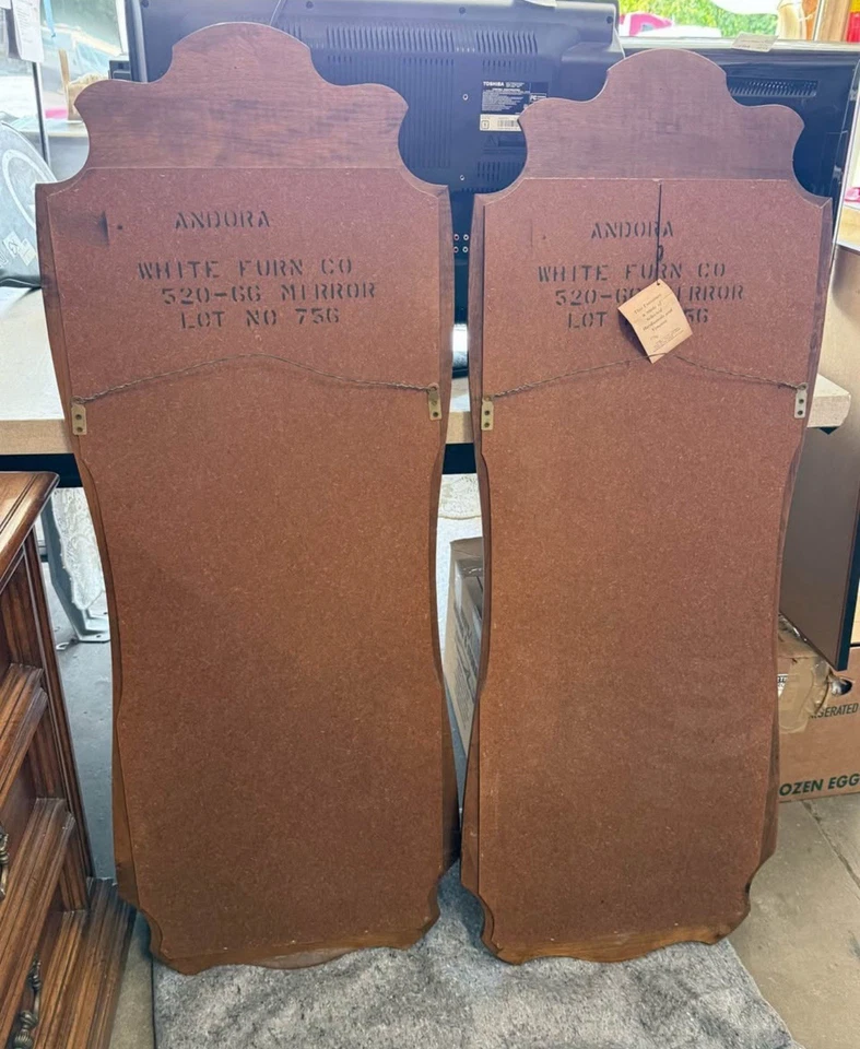 White Furniture Co Oversized Dresser & Matching King Bed Frame - Image 3 of 4