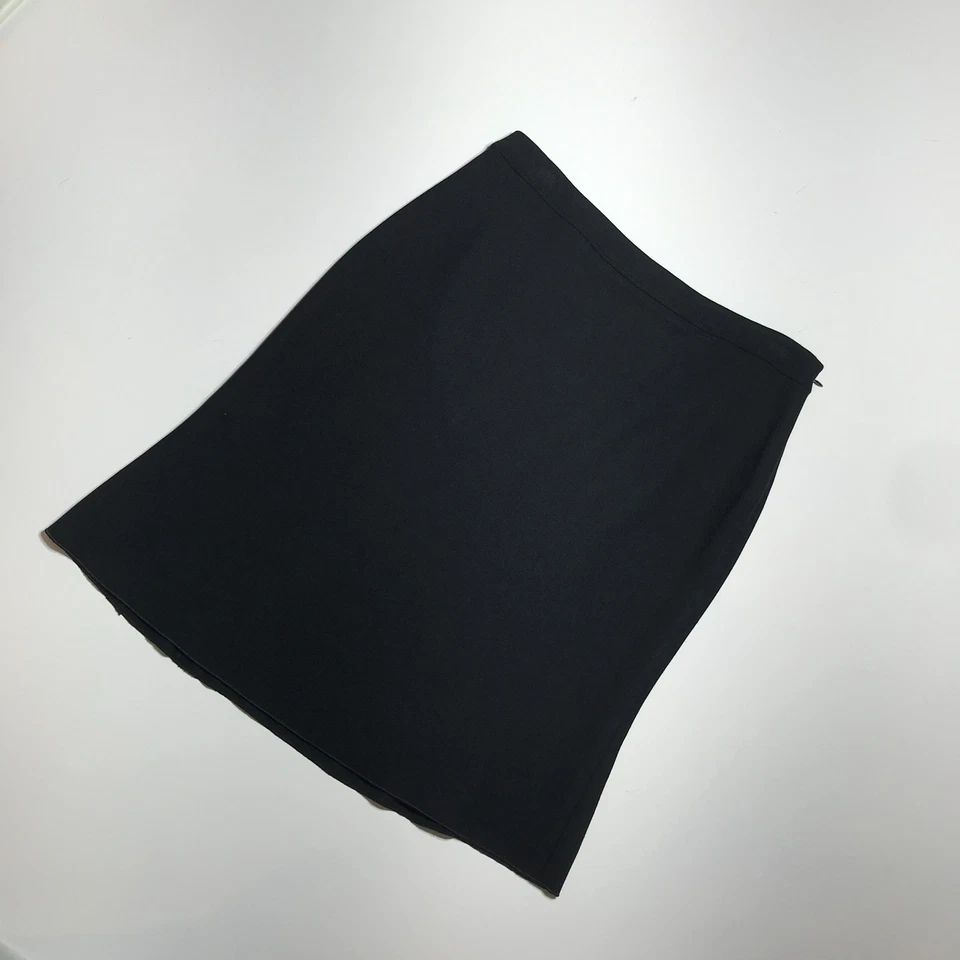 Falda Tahari Mujer 4 Trompeta Tejido Mezcla Lana Por encima de la Rodilla 21" Traje Separado Foto 2 de 4