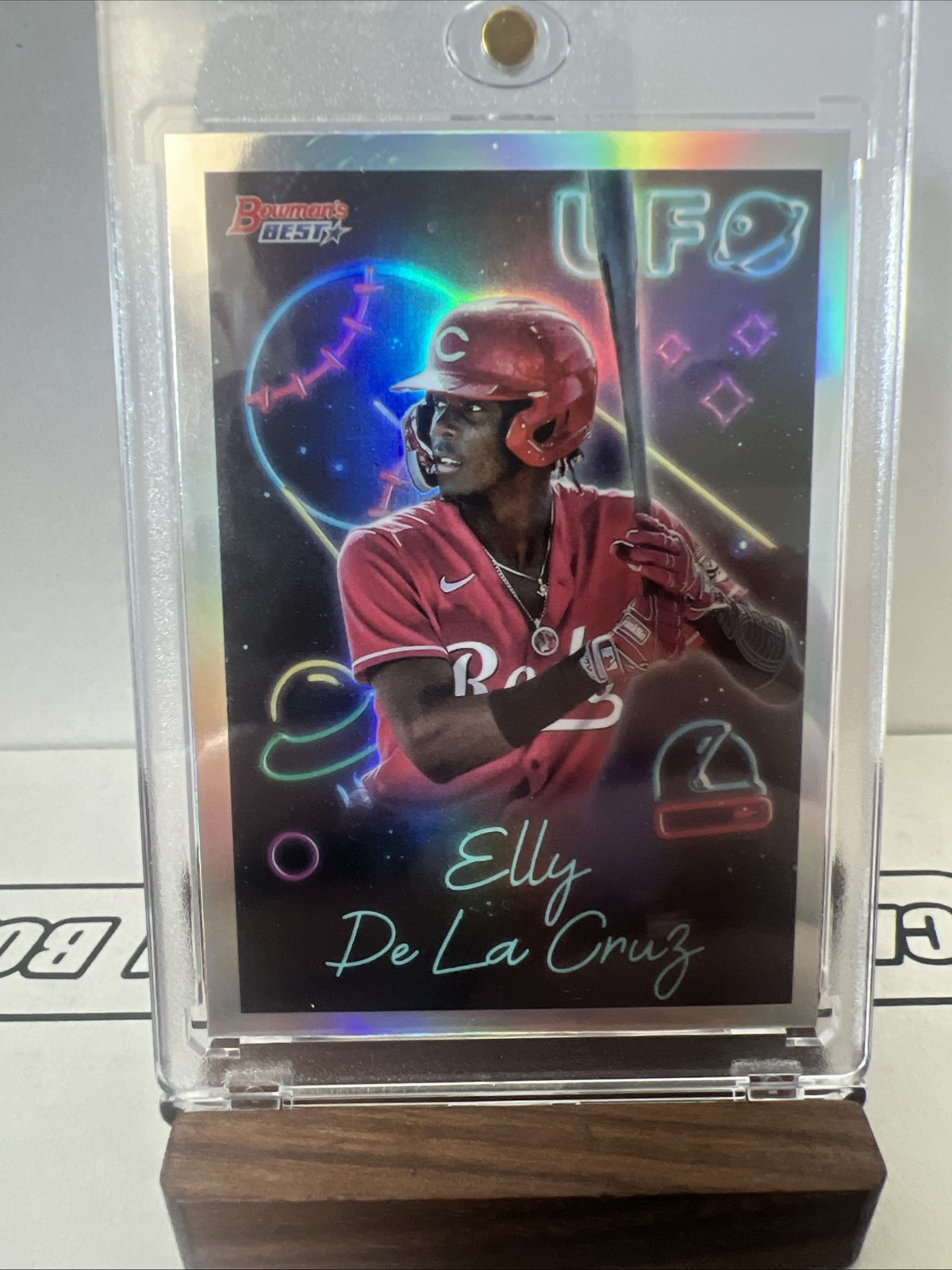 2022 Bowman's Best - Bowman Ufo Elly De La Cruz #UFO-5 Atomic Refractor (RC)