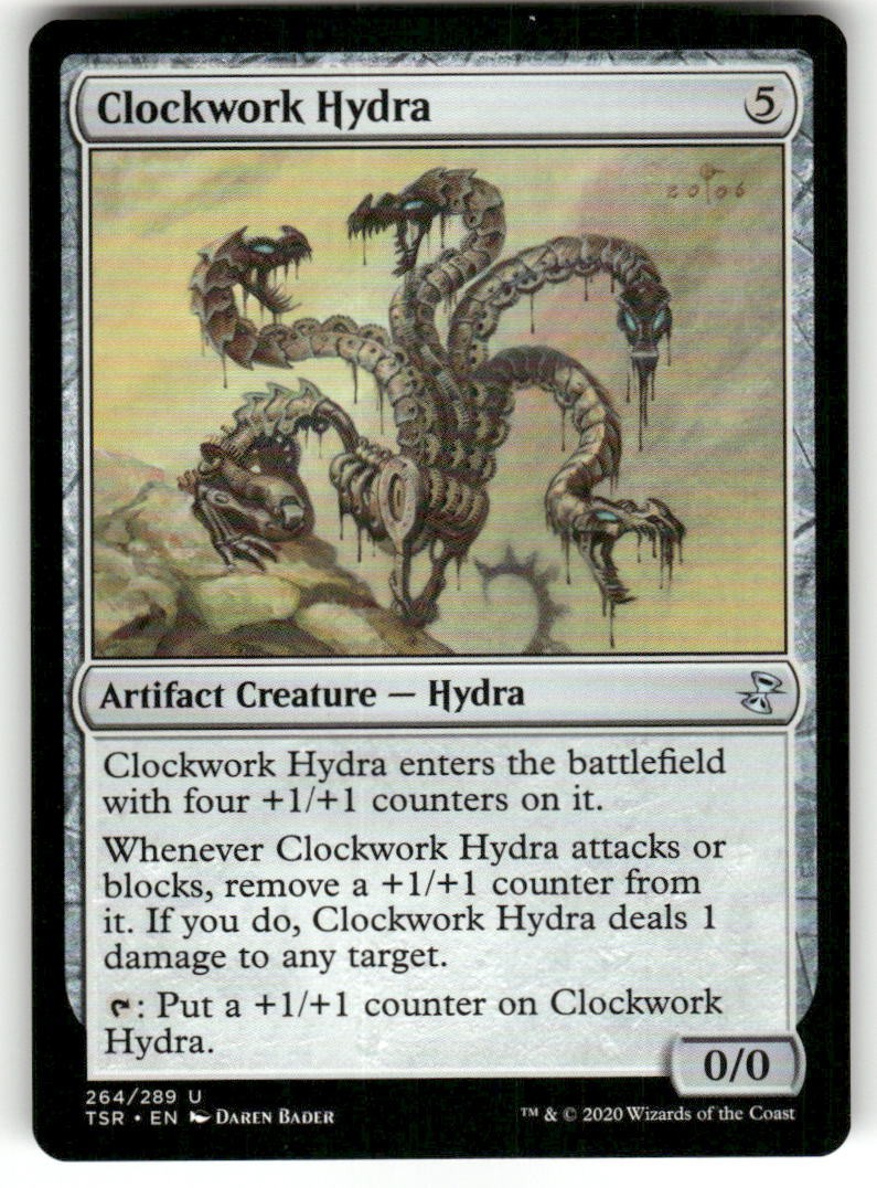 Clockwork Hydra 264 Uncommon Time Spiral: Remastered Magic: The Gathering NM/M