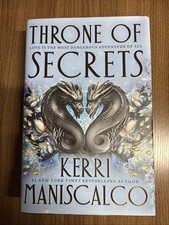 Throne Of Secrets by Kerri Maniscalco Barnes & Noble Exclusive HC/DJ 1st B&N
