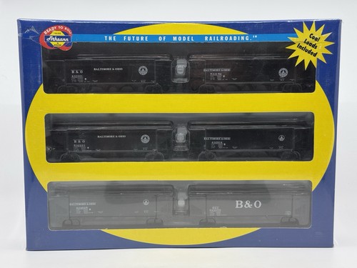 Holva de carbón HO Athearn RTR 91161 Baltimore y Ohio 40’ cuádruple de 4 bahías (paquete de 6) B&O | Condition: New