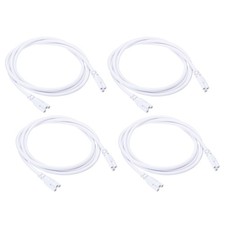 4 Pack 1.5M / 4.9Ft T5 T8 LED Lamp Connecting Wire LED Double End for LED Tube