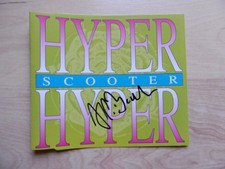 H. P. Baxxter Autogramm signed CD-Cover "Scooter - Hyper Hyper"