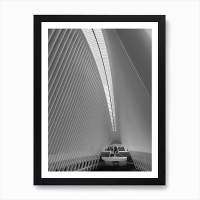 Die Oculus im World Trade Center gerahmtes Wandbild Poster Leinwanddruck Bild